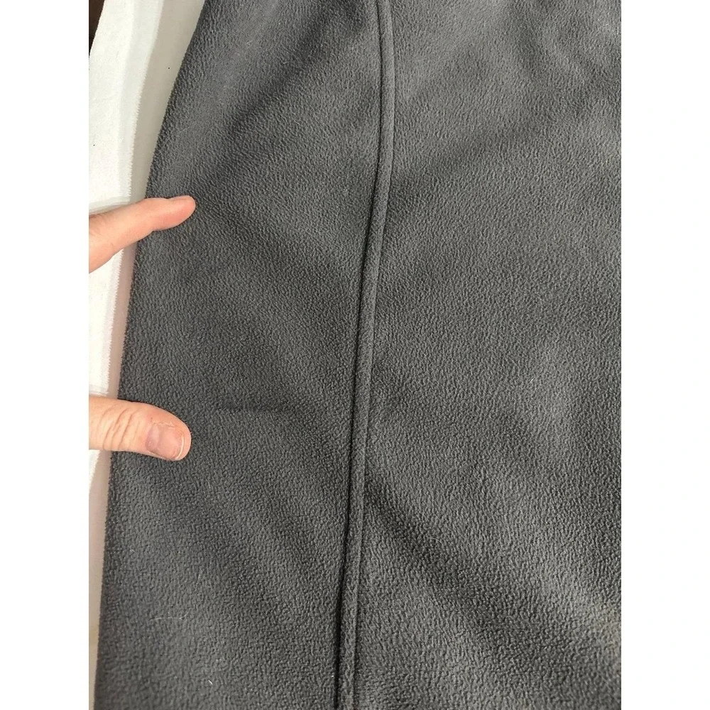 Lands End Dark Grey Fleece Vest (XL) AS IS